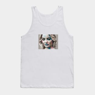 Demi Lovato`s  face Tank Top